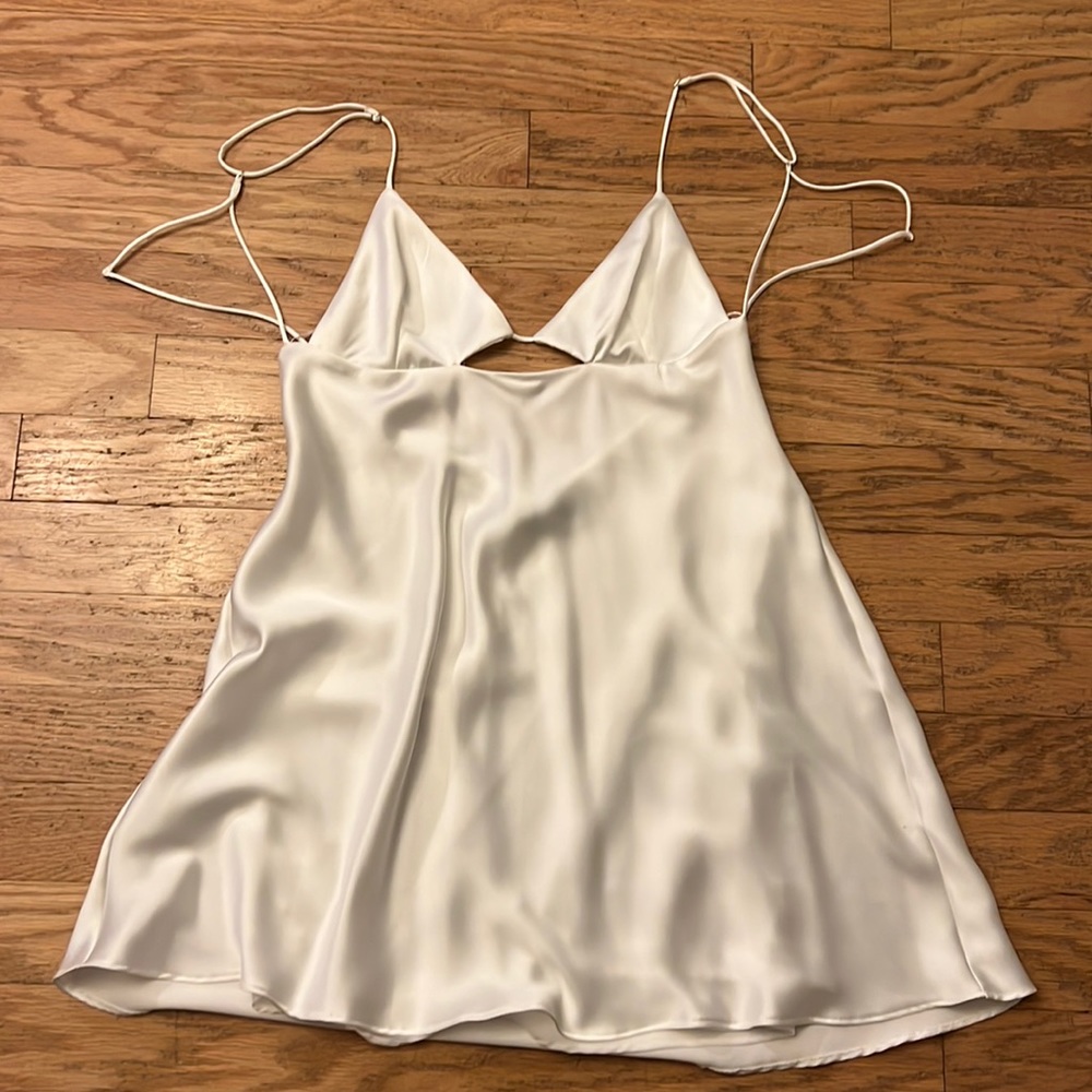 Satin Mini Dress